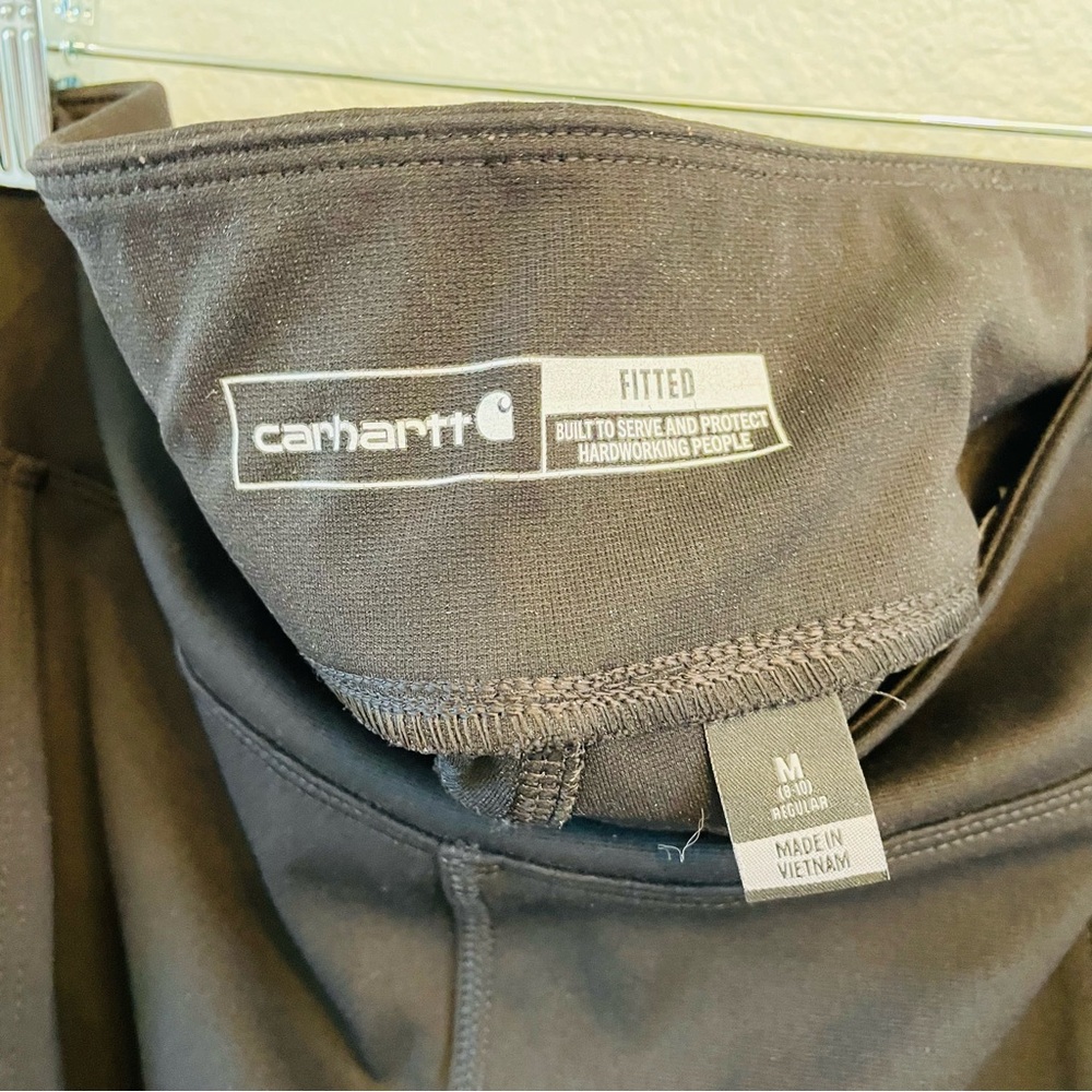 Carhartt Black Womens Force Fitted Lightweight Utility Leggings | Medium - Picture 6 of 6